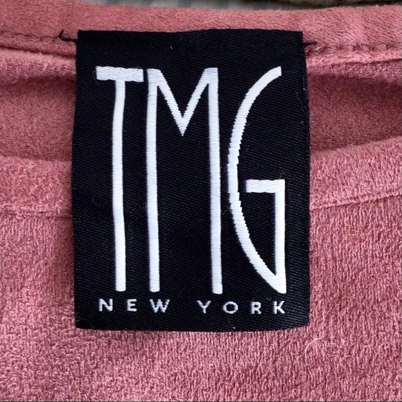 PINK Mini T Shirt Dress by TMG New York Y2K 90’s Vintage Juniors XL or Women’s S - Picture 7 of 9